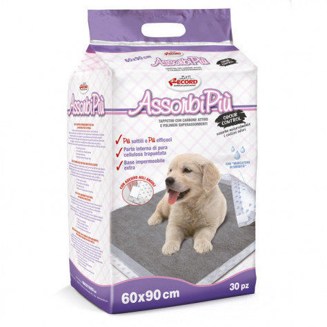 Абсорбиращи пелени с карбон/активен въглен Record Best Bone 60×90, 30 бр. 90 / 60 см.