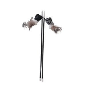 Котешка играчка PET INTEREST Big Mouth Hairy Bird Silver Vine Toys 12