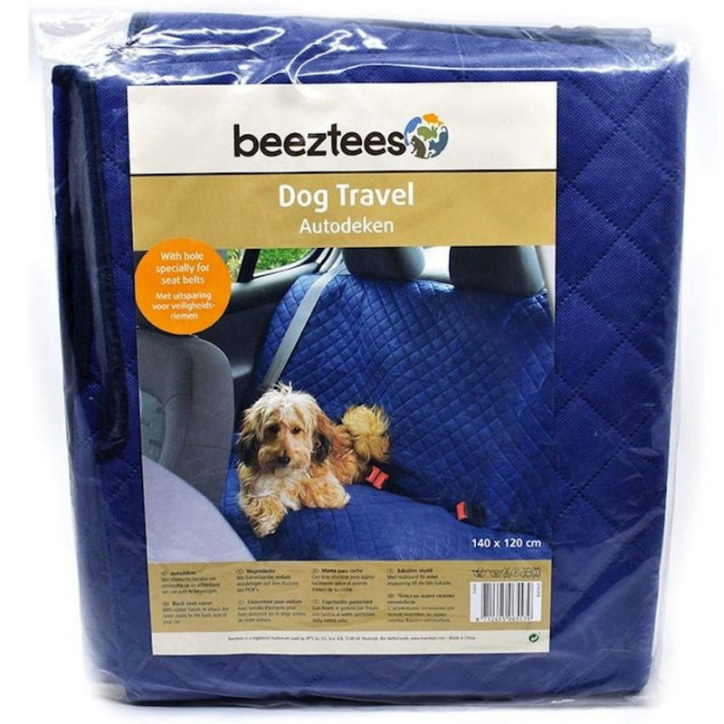 Покривало за кола Beeztees Car pet blanket – 140 x 120 син