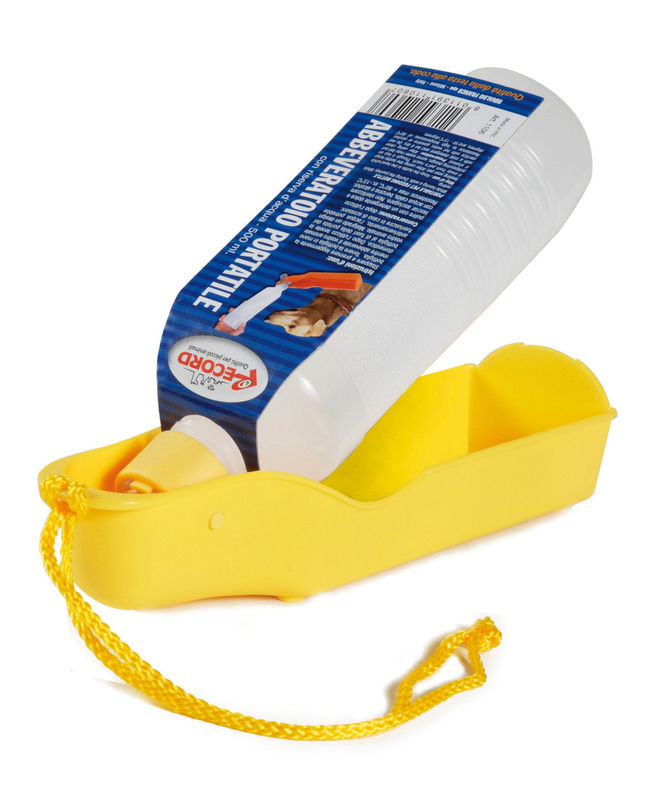 Бутилка + купичка за разходка 500 мл. Record  син 4