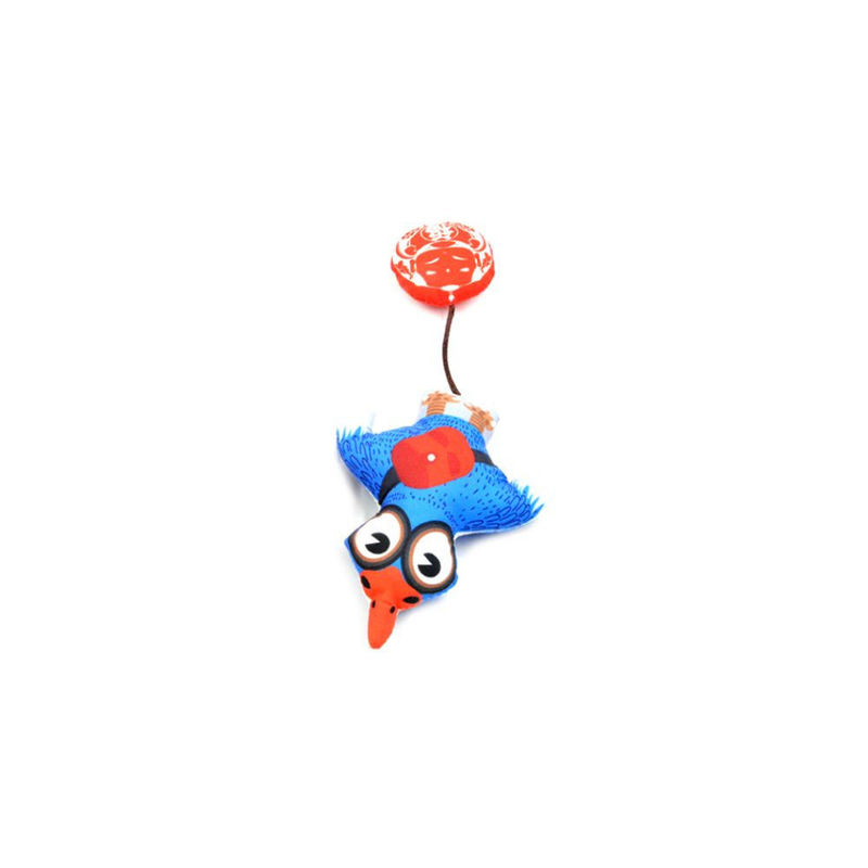 Котешка играчка птица PET INTEREST Big Mouth Bird Silver Vine Toys 6