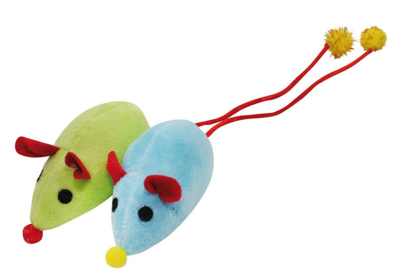 Комплект 2 броя плюшени мишки PET NOVA 8×4 см. микс 2