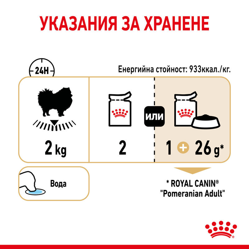 ROYAL CANIN® BHN Pomeranian Pouch 12x85g – Пастет за кучета порода померанец 8