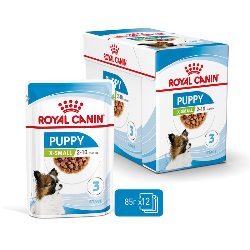 ROYAL CANIN® X-Small Puppy Pouch – Храна за кученца миниатюрни породи 9