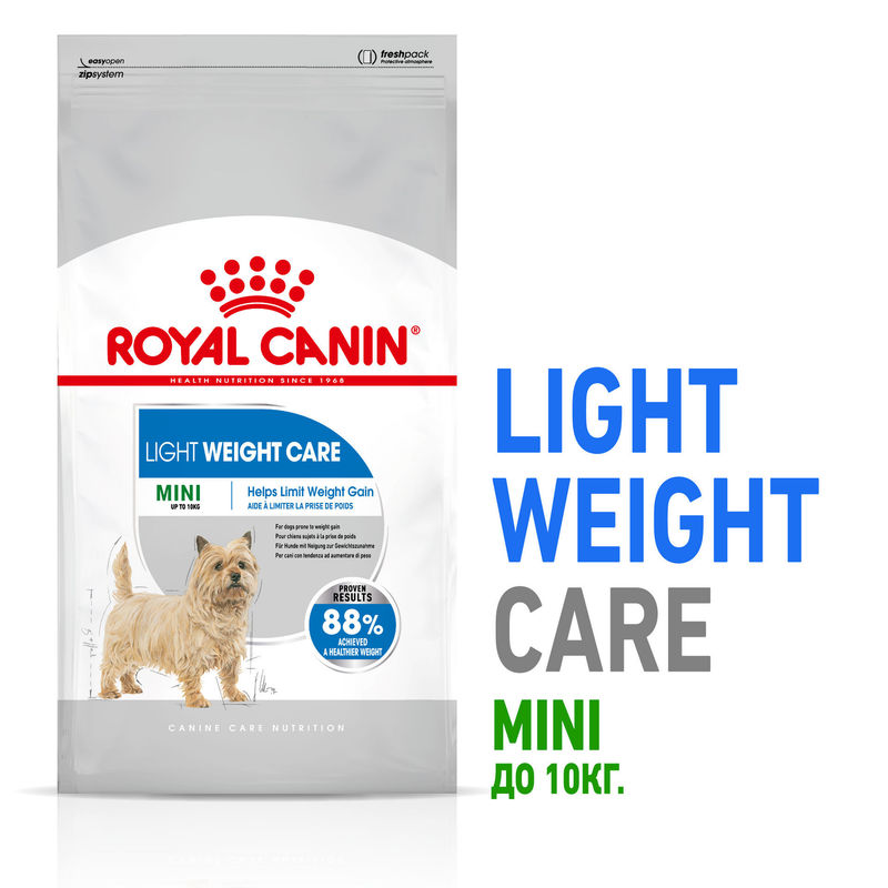 ROYAL CANIN® Mini Light Weight Care - Храна за малки породи с контрол на теглото 7