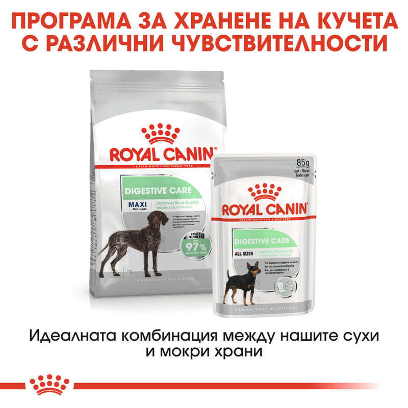 ROYAL CANIN® Maxi Digestive Care - Храна за поддържане на здравословно храносмилане при големи породи кучета 6