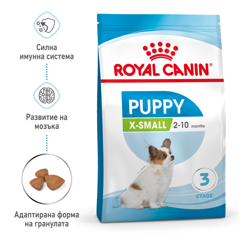 ROYAL CANIN® X-Small Puppy - Храна за кученца от миниатюрни породи 10