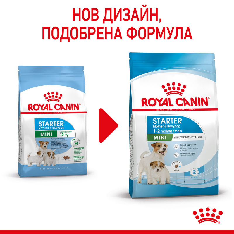 ROYAL CANIN® Mini Starter Mother & Babydog - Храна за бременни и кърмещи майки и кученца от малки породи 9