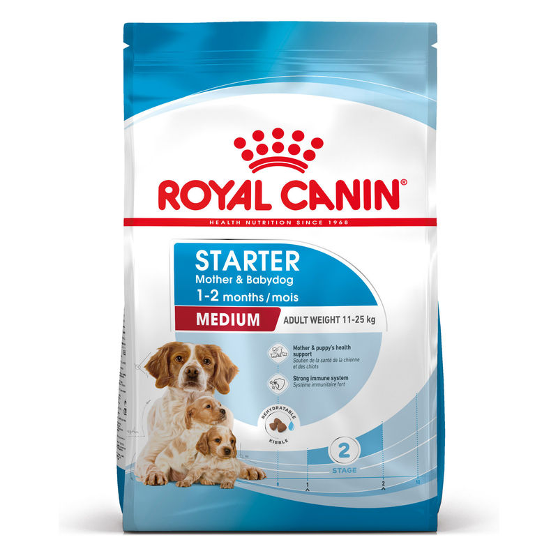 ROYAL CANIN® Medium Starter Mother & Babydog - Храна за бременни и кърмещи майки и кученца от средни породи (до 2 месеца)