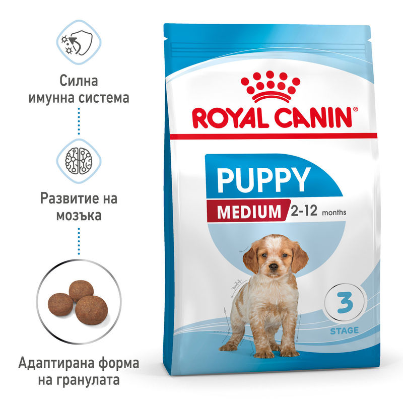 ROYAL CANIN® Medium Puppy - Храна за кученца средни породи (до 12 месеца) 8