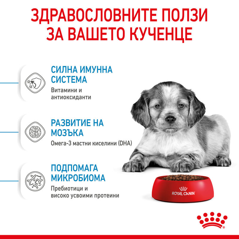 ROYAL CANIN® Medium Puppy - Храна за кученца средни породи (до 12 месеца) 3
