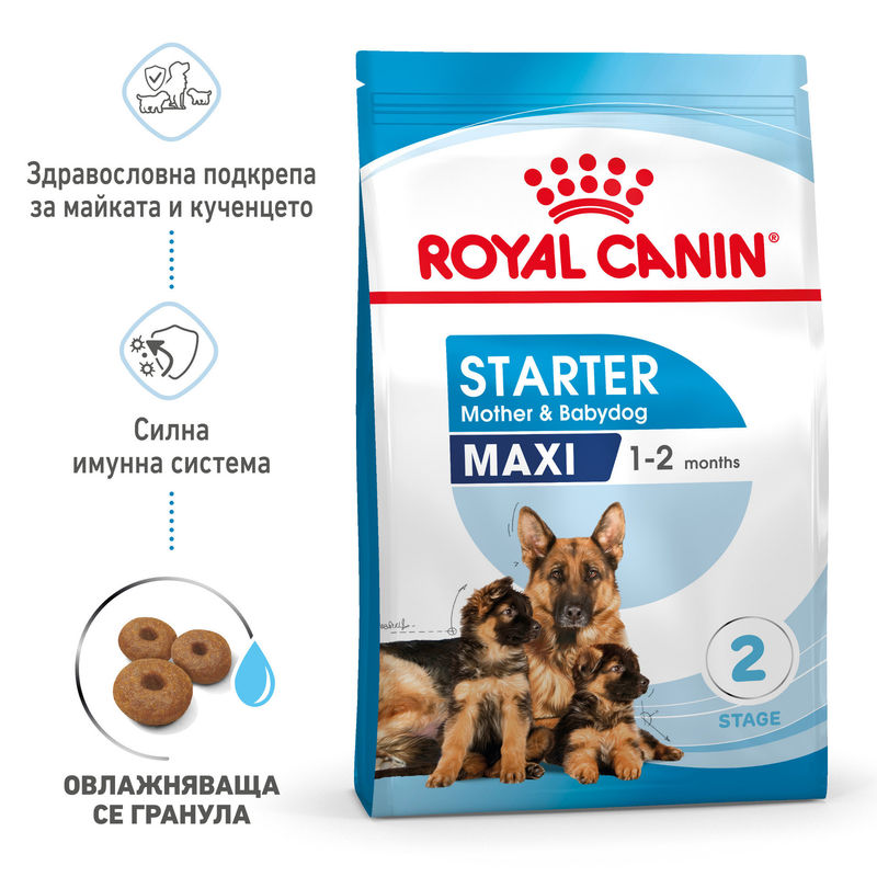 ROYAL CANIN® Maxi Starter Mother & Babydog - Храна за бременни, кърмещи майки и кученца от големи породи 11