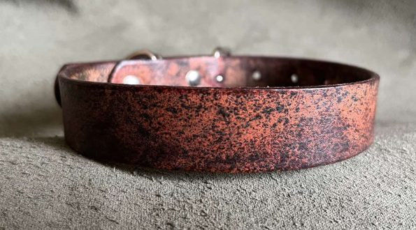 Бутиков кожен нашийник- №154 3