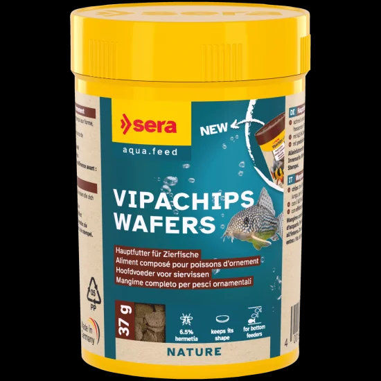 sera Vipachips Wafers 37 г - храна за придънни рибки