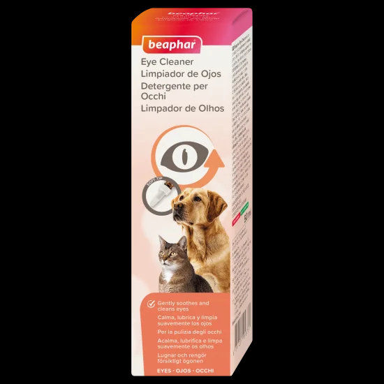 Beaphar Eye Cleaner - капки за очи за кучета и котки, 50 мл