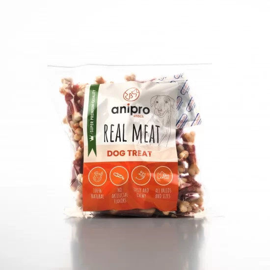 anipro кокалчета обвити с патешко месо - 1 кг