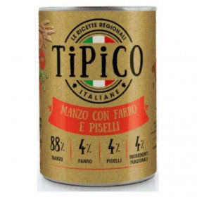 Консервирана храна за кучета Disugual Tipico Beef, spelled nad peas с Говеждо, грах и спелта 400гр.