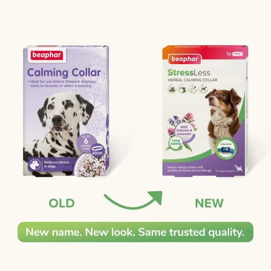 Beaphar StressLess Herbal Calming Collar - успокояващ нашийник за кучета на билкова основа, 65 см 3