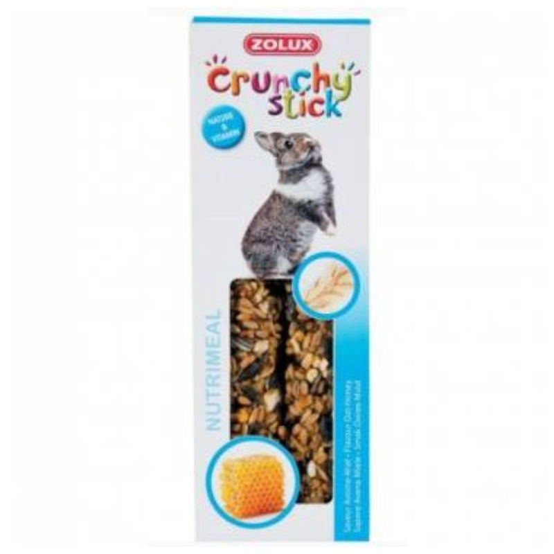 ZOLUX Крекер за зайци Zolux Honey Crunchy Stick Oatmeal Candy с мед и зърно 115гр