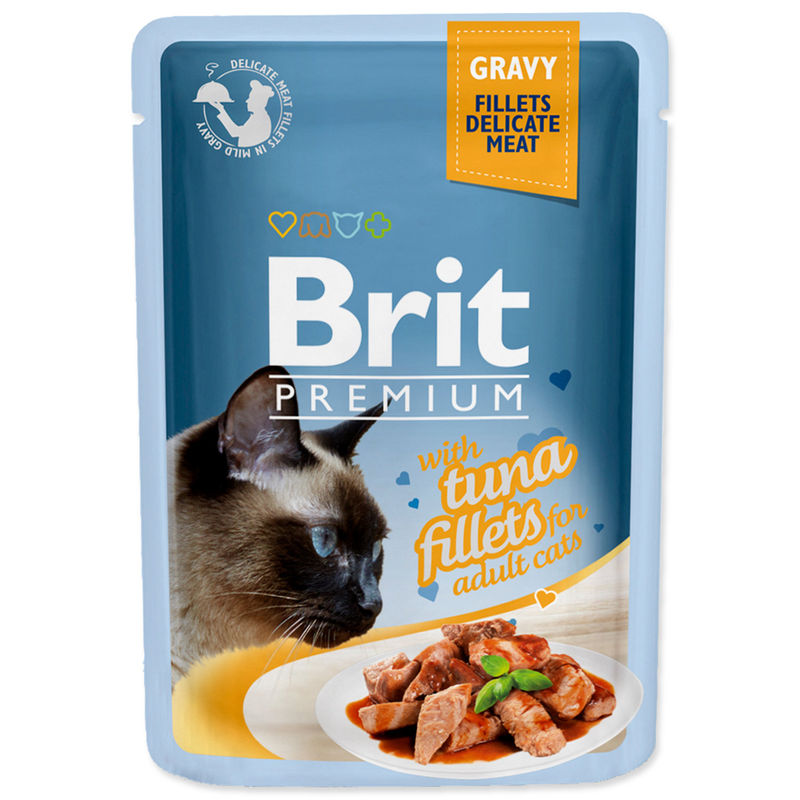 Brit Premium Cat Delicate – филенца от риба тон в сос 85гр. 85 гр. 2