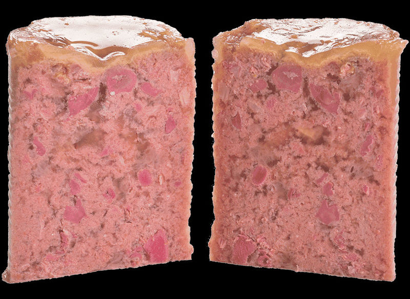 BRIT PATÉ & MEAT SALMON – консервирана храна за кучета с 26% сьомга и 24% пилешко месо 0.400 кг. 2