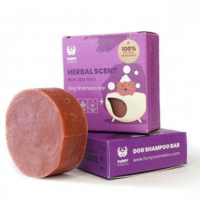 HERBAL SCENT ТВЪРД ШАМПОАН ЗА КУЧЕТА, 85 гр