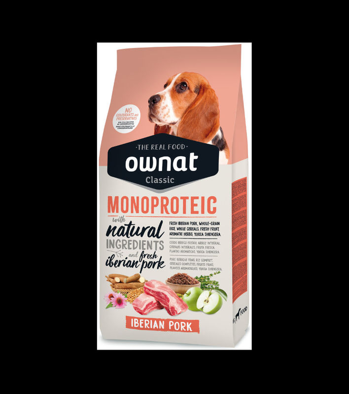 Натурална суха храна Ownat Classic Monoprotein IBERIAN PORK 4кг.