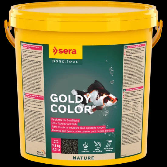sera Goldy Color 3.8 кг - храна за златни рибки, оцветяваща