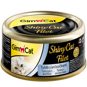GC SHINYCAT JELLY TUNA WITH ANCHOVIES 70g