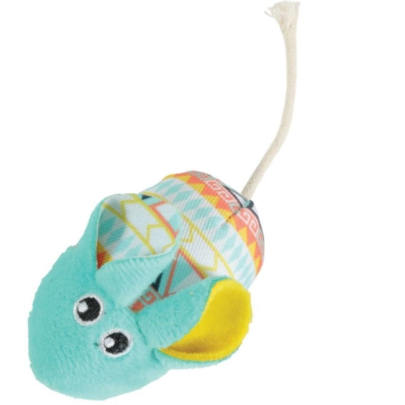 Играчка за котка Zolux KALI, плюшено, цветно мишле Сив 2