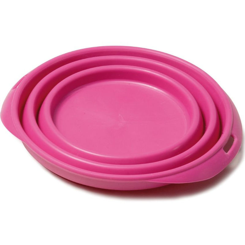 Сгъваема купичка за път 700 мл. Record Розов 2