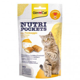 GIMCAT NUTRI POCKETS WITH CHEESE 60G