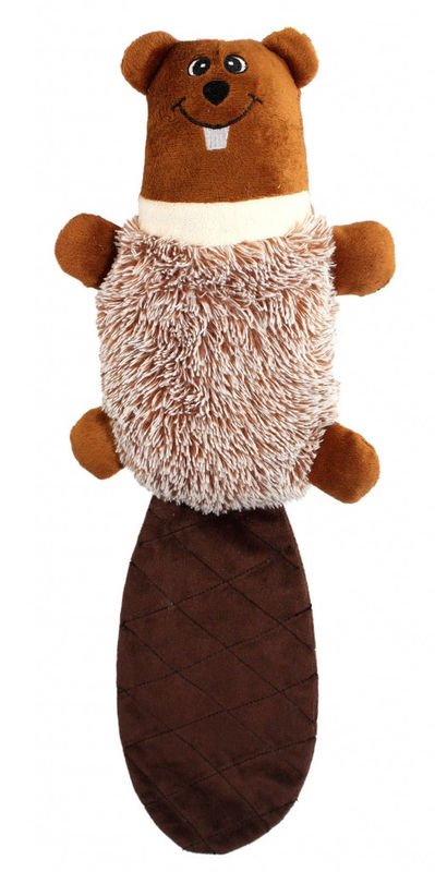 Плюшена играчка за куче PET NOVA бобър със звук 47 см. 48 см. 2