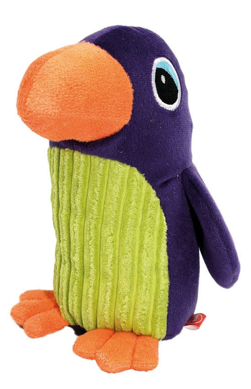 Плюшена играчка за куче PET NOVA тукан със звук 13 см. микс 3