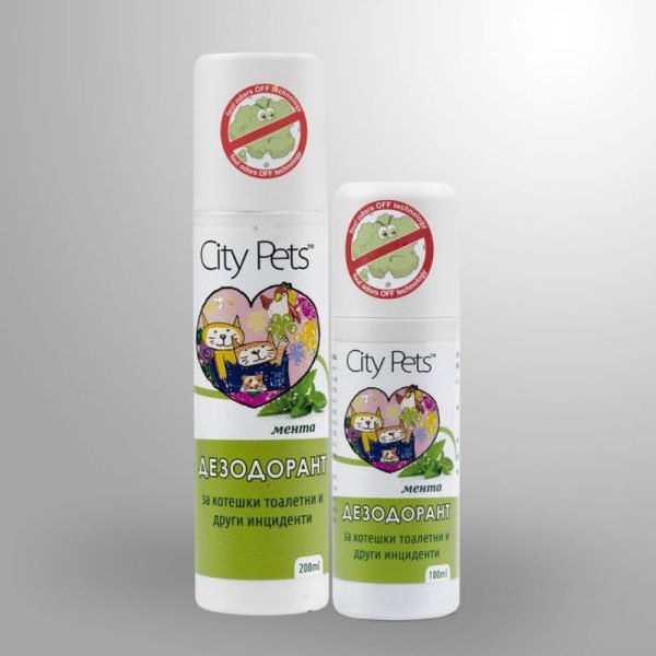 ДЕЗОДОРАНТ ЗА КОТЕШКА ТОАЛЕТНА CITY PETS 7
