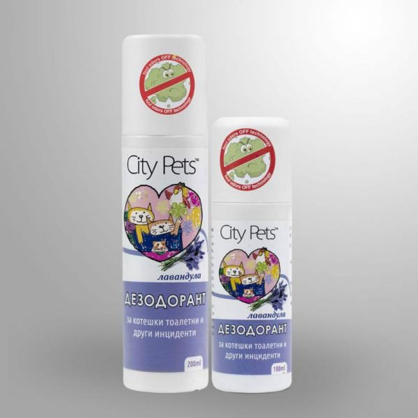 ДЕЗОДОРАНТ ЗА КОТЕШКА ТОАЛЕТНА CITY PETS 5