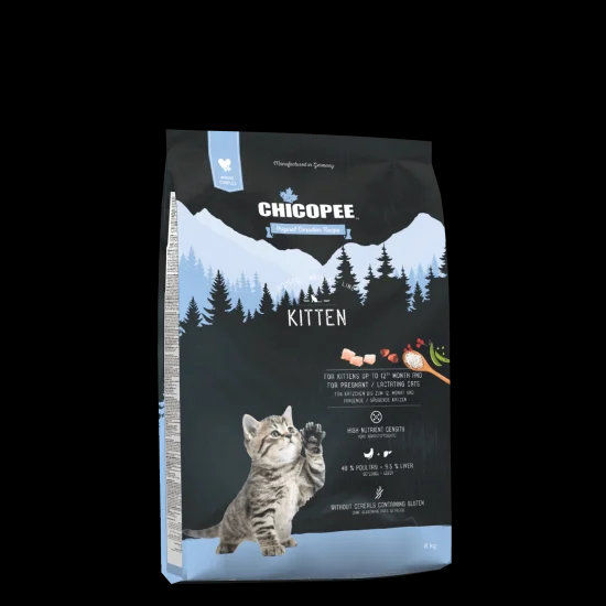 Chicopee Holistic Kitten - пълноценна суха храна за подрастващи котета до 12 месеца, 8 кг