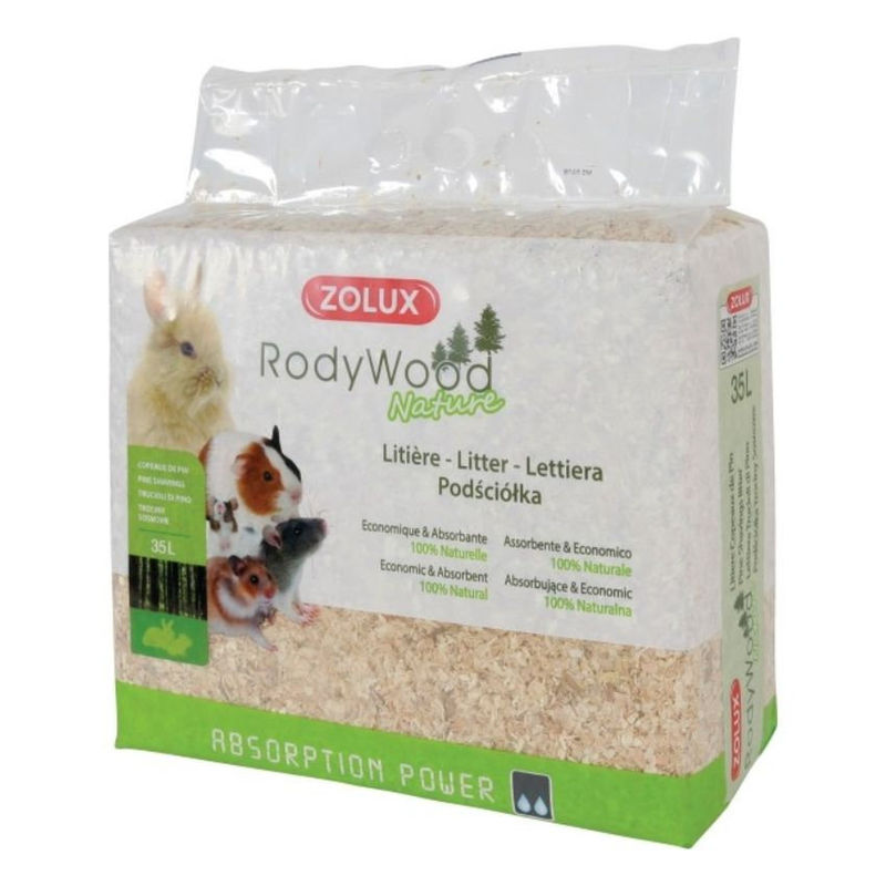 Натурален талаш за гризачи Zolux Rodywood Nature 35л.