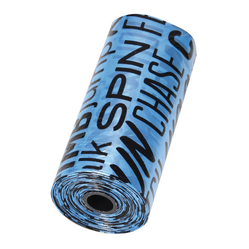 Олекотен диспенсър за пликчера Record Funky син + 1 рокла с 20 пликчета син