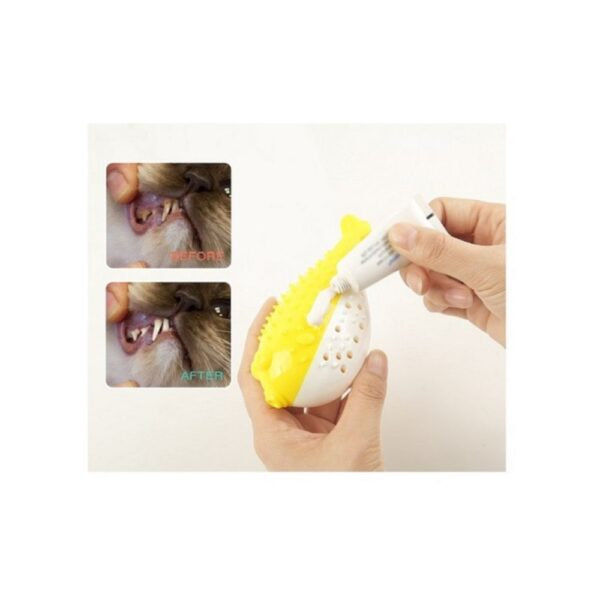 Интерактивна дентална играчка PET INTEREST Pufferfish Cat Tooth Brush