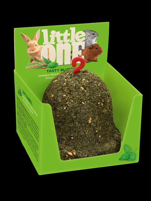 Натурнално лакомство за зайци и гризачи Little One Tasty Bluebell камбанка от ливадно сено и червено просо 150гр. 1 бр.