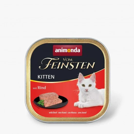 animonda Vom Feinsten Kitten - пастет за малки котенца с говеждо месо, 100 г