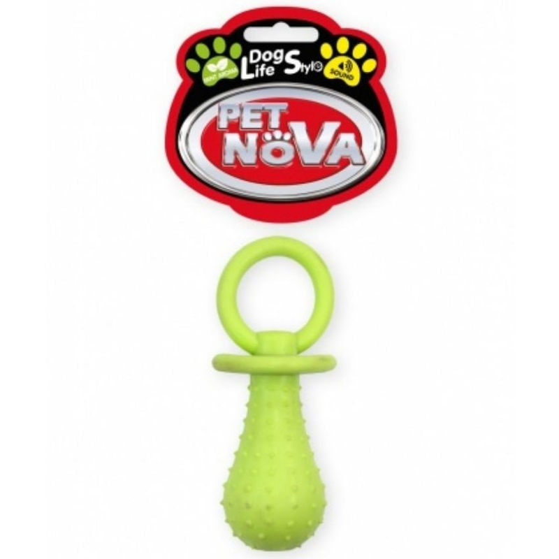 Играчка биберон PET NOVA – за чешане на зъбки, с аромат на мента 14 см.