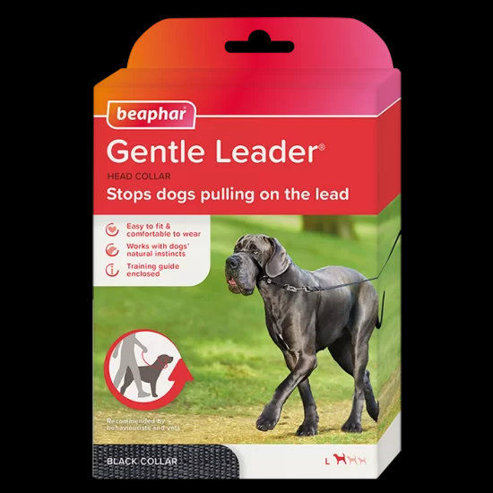 Beaphar Gentle Leader повод срещу дърпане за куче, черен, едри породи 2