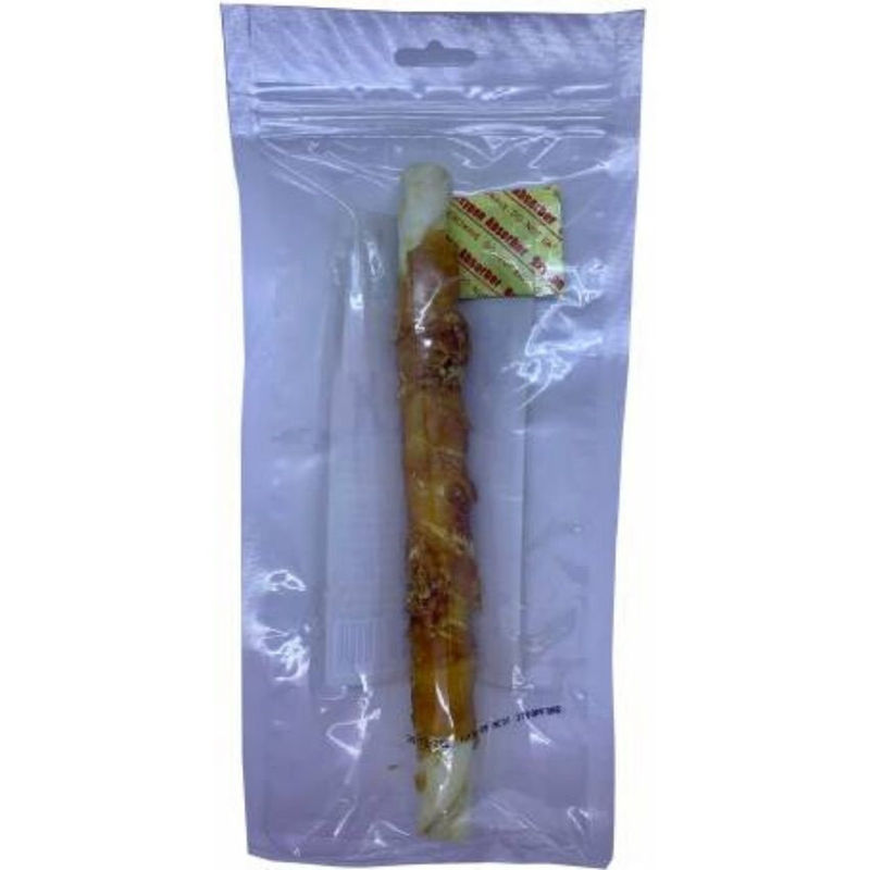 Натурални лакомства за кучета Naturcota – Кожена солета обвита в пилешко месо XXL 25см, 85гр, 85 гр.