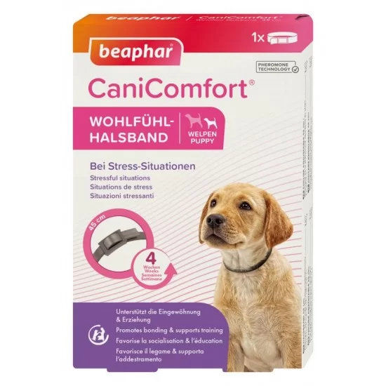 Beaphar CaniComfort Calming Collar Puppy - успокояващ нашийник с феромони, за малки кученца