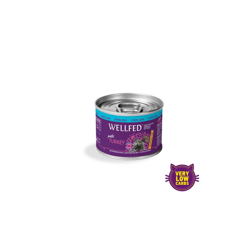 Консерва за котка WELLFED Intestinal Care Sterilised – Turkey (12months – 7 years) 2