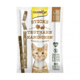 GIMCAT STICKS TURKEY WITH RABBIT 4 PCS 20G