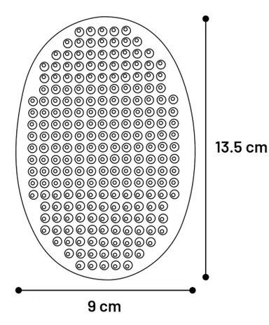 Силиконова овална четка Flamingo за събиране на козината и масаж микс 2
