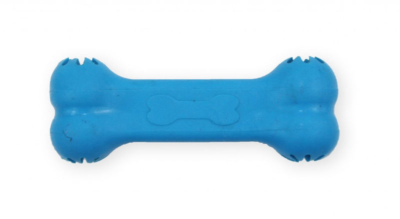 Кучешка играчка PET NOVA – кокал с място за лакомство, син,11см, с аромат на телешко син 2